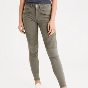 AE Olive green military jeans